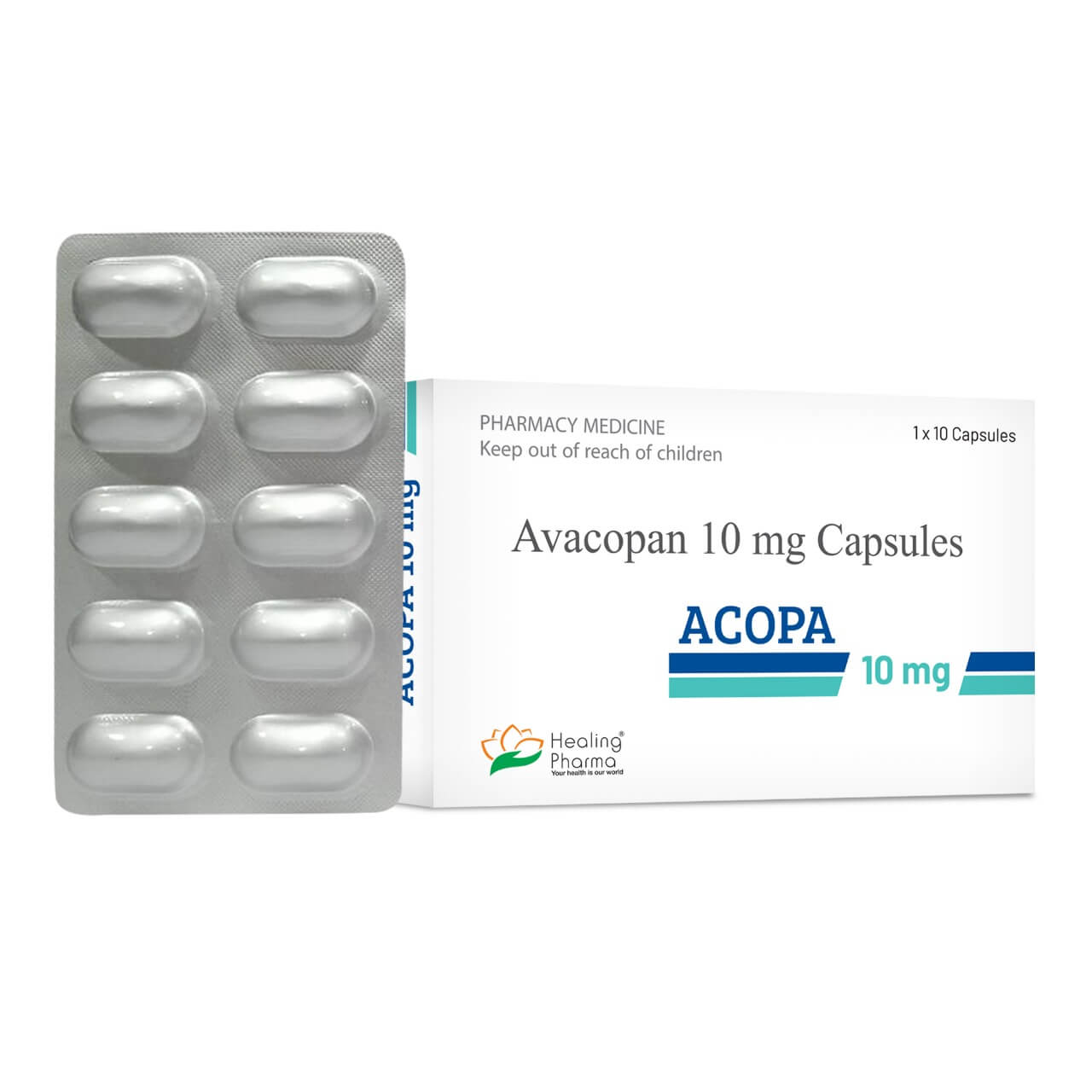 Acopa 10mg - Healing Pharma India Pvt Ltd