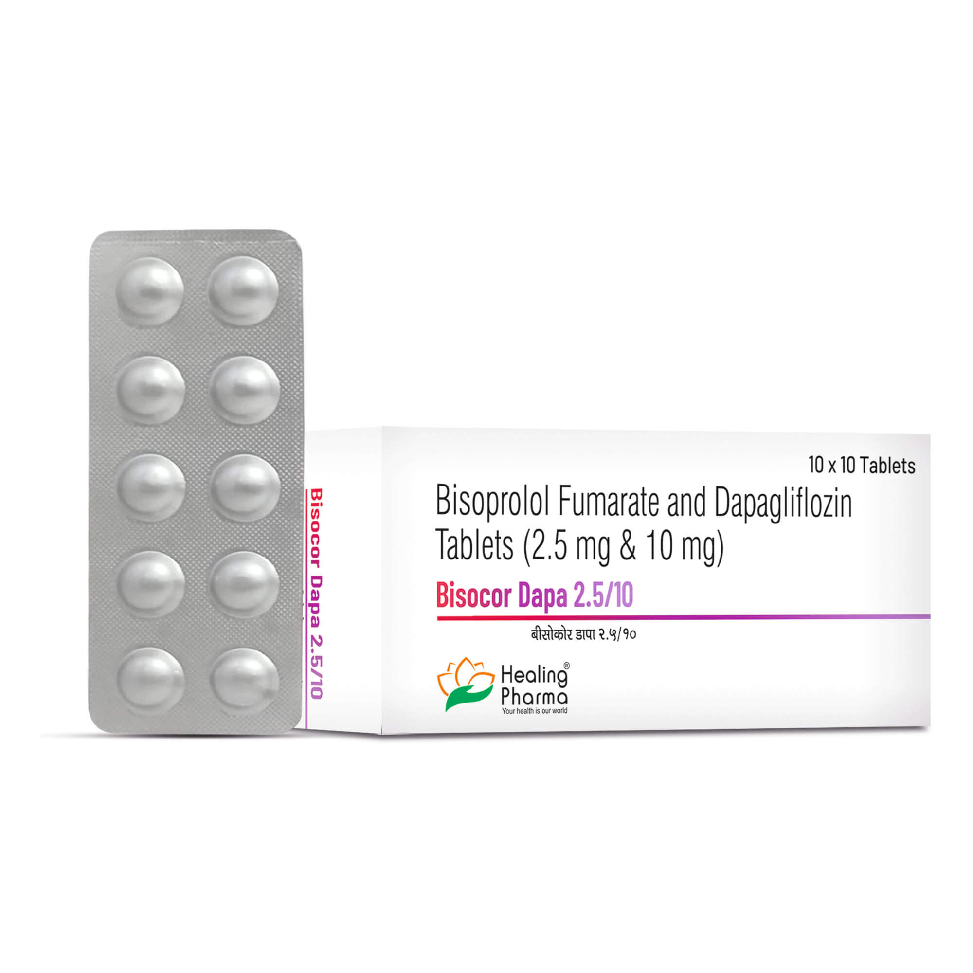 Bisocor Dapa 2.5/10 - Healing Pharma India Pvt Ltd